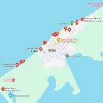 Isla Holbox beach clubs map