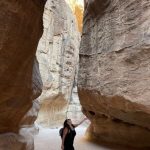 solo female traveler in Jordan visiting Petra