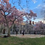 Primavera na cidade de Princeton em Nova Jersey